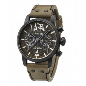 Uhrenarmband TW Steel MS98 Leder Grün