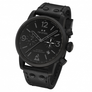 Uhrenarmband TW Steel MS99 Leder Schwarz
