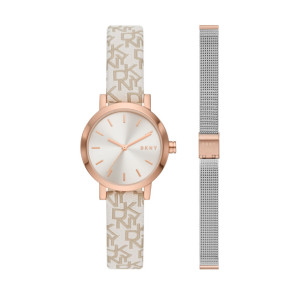 Uhrenarmband DKNY NY6605SET Milanese Zweifarbig 12mm