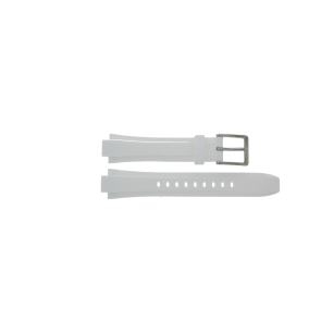 Uhrenarmband DKNY NY8196 Silikon Weiss 11mm