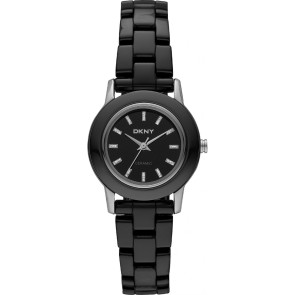 Uhrenarmband DKNY NY8296 Keramik Schwarz 28mm
