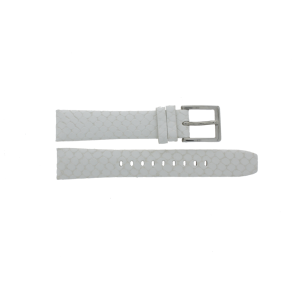 Uhrenarmband DKNY NY8790 Leder Weiss 18mm