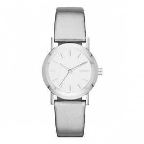 Uhrenarmband DKNY NY8857 Leder Grau