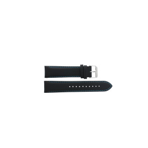 Uhrenarmband Pulsar N021-X001 / PZ4005X1 / PP270X Leder Schwarz 22mm