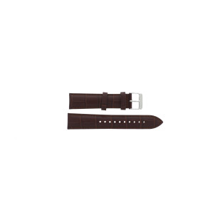 Uhrenarmband Pulsar VJ42-X182 / PS9455X1 / PQG036X Kroko leder Braun 20mm