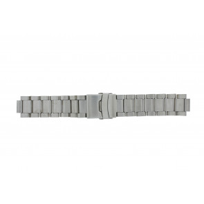 Q&Q Uhrenarmband QQ13ST-ZI-ST Metall Silber 13mm