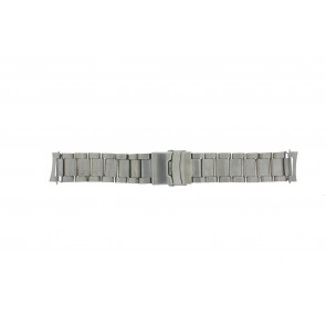 Uhrenarmband QQ22RHZIL Metall Silber 22mm