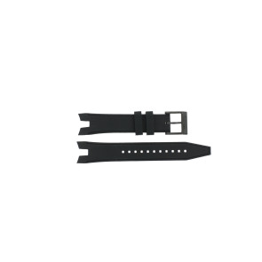 Uhrenarmband Seiko SNAF25P1 / 7T62-0LA0 Kautschuk Schwarz 21mm