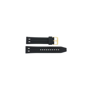Uhrenarmband Seiko SRP478K1 / 4R36-02Y0 / R02T011Y0 Kautschuk Schwarz 22mm