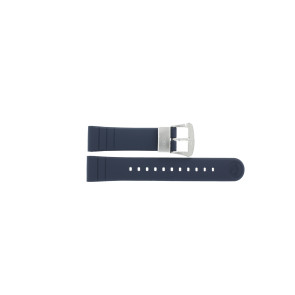 Uhrenarmband Seiko 4R35-03W0 / SRPF79K1 / R03K011J0 Kautschuk Blau 22mm