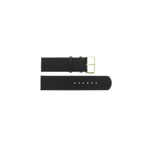Uhrenarmband Rado 152.0787.3 / 07.08906.10 / R070890610 Leder Schwarz 24mm