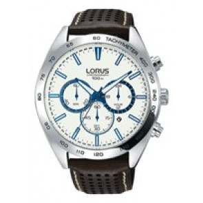 Uhrenarmband Lorus VD53-X265 / RT311GX9 / RHG095X Leder Braun 20mm