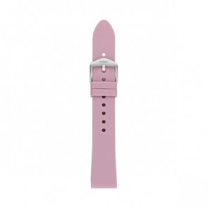 Uhrenarmband Fossil S181415 Silikon Rosa 18mm