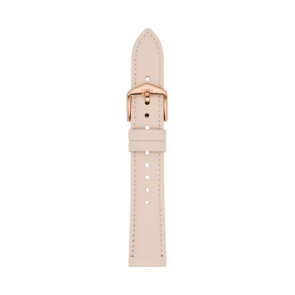 Uhrenarmband Fossil S181504 Leder Beige 18mm