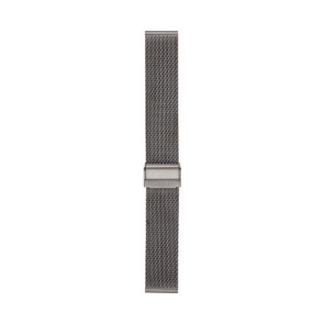 Uhrenarmband Fossil S221441 Milanese Anthrazitgrau 22mm