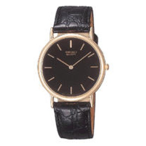 Uhrenarmband Seiko SFP048J1 / 7N00-8A00 / ZPA81K Leder Schwarz 18mm