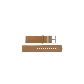 Uhrenarmband Smartwatch Skagen SKT1104 / Hagen Connected Leder Hellbraun 20mm
