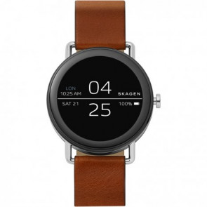 Uhrenarmband Skagen SKT5003 Leder Braun 20mm