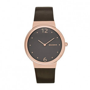 Uhrenarmband Skagen SKW2368 Leder Braun 18mm
