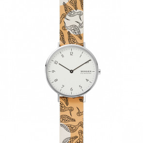 Uhrenarmband Skagen SKW2780 Leder Mehrfarbig 16mm