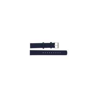 Uhrenarmband Skagen SKW2812 Leder Blau 16mm