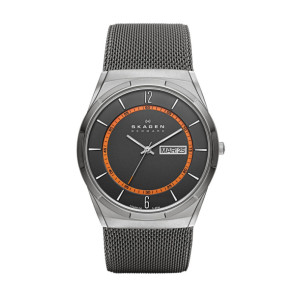 Uhrenarmband Skagen SKW6007 / 11XXXX Milanese Anthrazitgrau 27mm