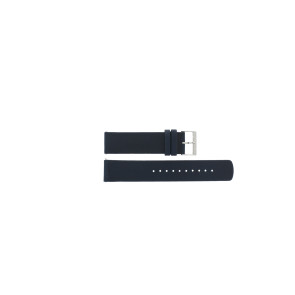 Uhrenarmband Skagen SKW6481 Leder Blau 20mm