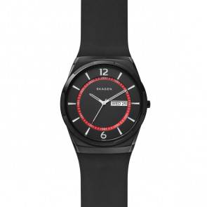 Uhrenarmband Skagen SKW6506 Silikon Schwarz 26mm