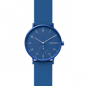 Uhrenarmband Skagen SKW6508	 Silikon Blau 20mm