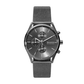 Uhrenarmband Skagen SKW6608 Milanese Anthrazitgrau 22mm