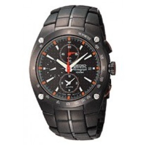 Seiko Uhrenarmband SNA595P1 / 7T62-0ED0 Metall Schwarz 15mm