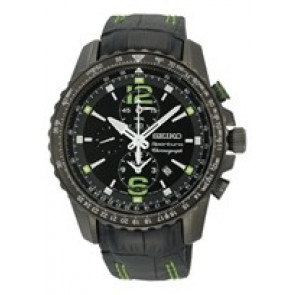 Uhrenarmband Seiko SNAE97P1 / 7T62-0LA0 Kautschuk Schwarz