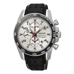 Uhrenarmband Seiko SNAF35P1 Kautschuk Schwarz 21mm