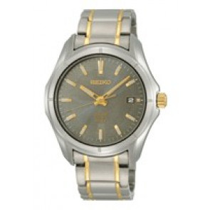 Uhrenarmband Seiko V157-0AF0 / SNE143P1 Titan Zweifarbig 19mm