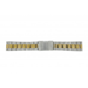 Uhrenarmband WoW 1014-18-BI Stahl Zweifarbig 18mm