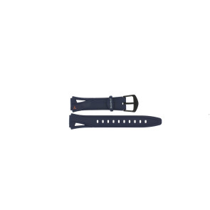 Casio Uhrenarmband 10093326 Kunststoff Blau 14mm