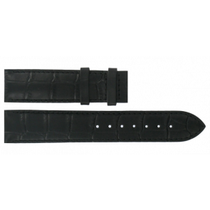 Uhrenarmband Tissot T0064071603300B XL/ T610014582 Kroko leder Schwarz 19mm