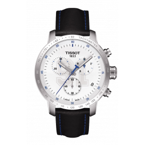 Uhrenarmband Tissot T610035163.XL Leder Schwarz 19mm