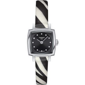 Uhrenarmband Tissot T600047020.T0581091705600A Leder Zweifarbig 9mm