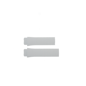 Uhrenarmband Tissot T075220 / T610035118 Kautschuk Weiss 18mm