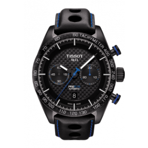 Uhrenarmband Tissot T1004273620100 / T610037467 Leder Schwarz 22mm
