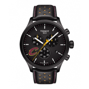 Uhrenarmband Tissot T1166173605101 / T600041552 Leder Schwarz 22mm