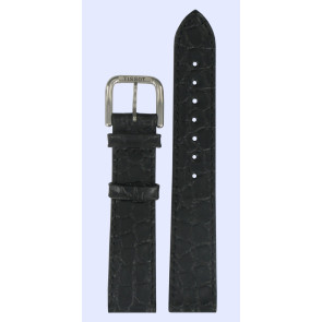 Uhrenarmband Tissot T600.1401816 / T600013056 Leder Schwarz 18mm
