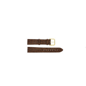 Tissot Uhrenarmband 970-122 T870 - T600013060 Kroko leder Braun 18mm