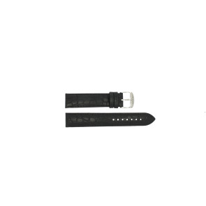 Tissot Uhrenarmband T033.410 Classic Dream - T600027535 / T033.410.160.5301 Kroko leder Schwarz 19mm