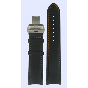Uhrenarmband Tissot T0354071605101 / XS / T600028551 Leder Schwarz 22mm