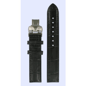 Uhrenarmband Tissot T600029817 Leder Schwarz 16mm