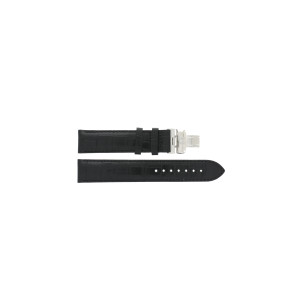 Uhrenarmband Tissot AUTOMATICS III / PR100 / T600031149 Leder Schwarz 19mm