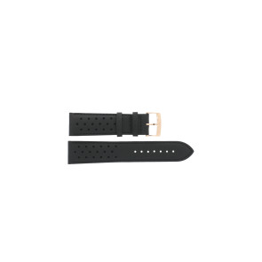 Uhrenarmband Tissot T1064173603100A / T600038323 Leder Schwarz 22mm