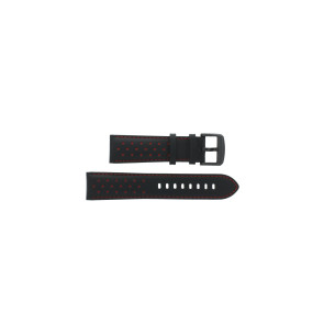 Uhrenarmband Tissot T1166173605109 / T600041551 Leder Schwarz 22mm